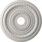 Ekena Millwork Cole PVC Medallion (Canopies up to 5 1/8"), 19"OD x 3 1/2"ID x 1"P, UltraCover Satin Blossom White CMP19COGBW - alternate 1